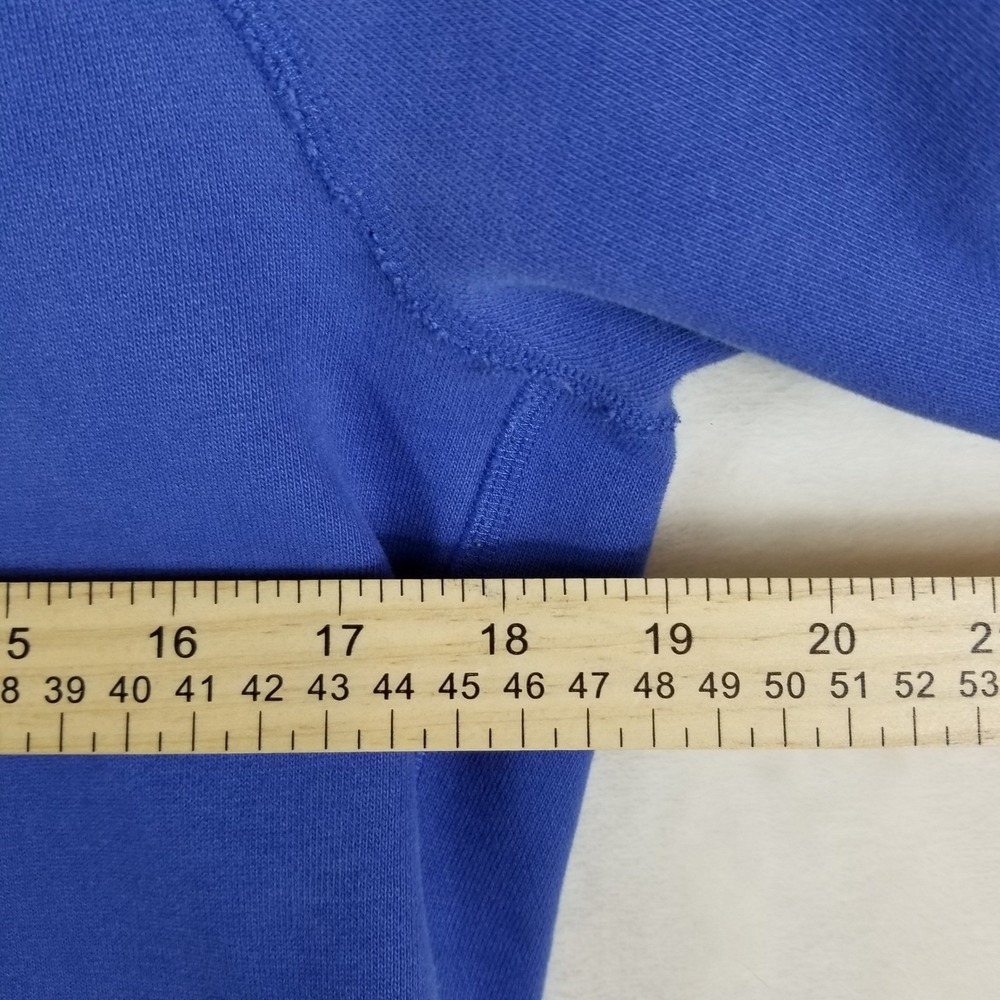 Lululemon Scuba Full Zip Hoodie Cobalt Blue Size 10 Fleece Sweatshirt Jacket - Picture 5 of 7